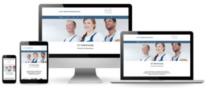JAS-Gebäuderenigung Website Ansicht auf verschiedenen Endgeräten