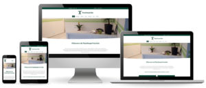 Physio-Bode Website Ansicht auf verschiedenen Endgeräten